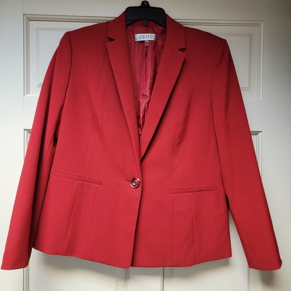 Kasper Jackets & Blazers - 🍒Cherry Red Kasper Blazer